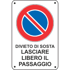 lasciare libero passaggio divieto sosta lasciare libero passaggio divieto sosta 4